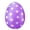 Purple, variant on Giant Inflatable Easter Egg Decoration - 24 Inch Polka Dot Blow-Up Colorful Egg with Hanging Loop, Perfect for Spring Outdoor Yard Decor, Indoor Party Decor, and Easter Holiday Celebration Supplies