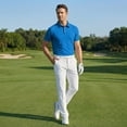 thumbnail image 6 of Trgacdwlo Polo T Shirts for Men Lightweight Quick Dry Men Shirts Short Sleeve Summer Athletic Gym Active Mens Golf Polo Shirts Blue M, 6 of 9
