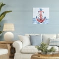 thumbnail image 2 of Stupell Industries Brushstroke Anchor Painting Canvas Wall Art design by Paul Brent, 17 x 17, 2 of 7