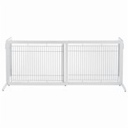 Richell Freestanding Dog Gate, Origami White