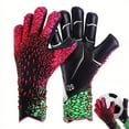 thumbnail image 2 of Kids Adults Latex Football Goalkeeper Gloves Thickened Football Professional Protection Teenager Goalkeeper Soccer Goalie Gloves (Red,Size 10), 2 of 6