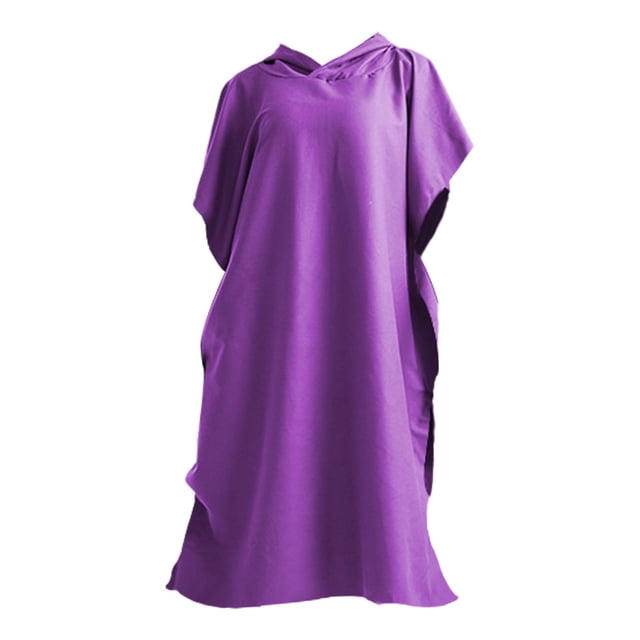 Poncho de Surf Secado Rápido Sunnimix Playa Vela Surf L XL Morado