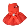 thumbnail image 1 of Greeniant Ropa para mascotas Bowknot chaleco gasa vestido disfraz regalo Ropa para mascotas Rojo METRO Greeniant PT000262-03, 1 of 6