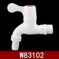 thumbnail image 1 of Grifo de lavadora alargado de plástico PVC-U W83102 para el hogar, 4 puntos, 6 puntos, boquilla de agua, grifo Liansu, 1 of 1