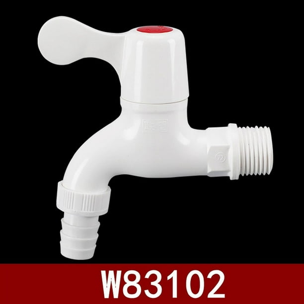 Grifo de lavadora alargado de plástico PVC-U W83102 para el hogar, 4 puntos, 6 puntos, boquilla de agua, grifo Liansu