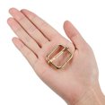 thumbnail image 4 of Deslizantes Hebillas, 40uds 25x20x4,8mm Metal Rectángulo Ajustador Tri-deslizante Hebilla Rodillo Pasador Correa Ajustador para Cinturón Bolsos DIY Accesorio, Dorado Tono, 4 of 5