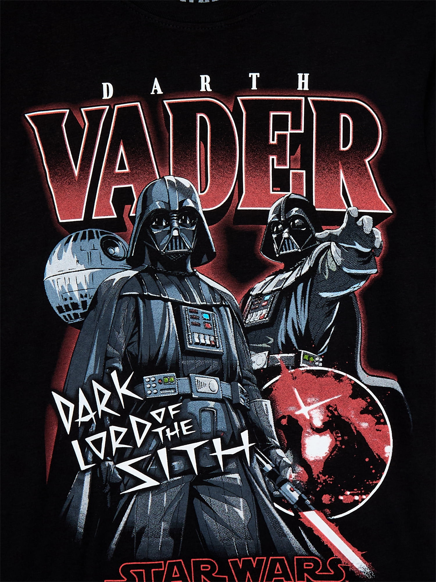 Star Wars Boys Darth Vader Graphic Tee with Short Sleeves, Sizes 4-18