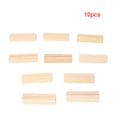 thumbnail image 2 of Paquete de 10 Titular de la imagen Tarjetas de madera Tarjetas de escritorio Tarjetas de visita Número de mesa Titulares de titulares de madera Decoraciones de madera natural Eigraketly HA012298-00, 2 of 7