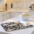 thumbnail image 6 of Dish Drying Mat for Kitchen Counter | Reversible, Super Absorbent & Hanging | 16x18 / 18x24 Inch (S/M)，Flowers, 6 of 8