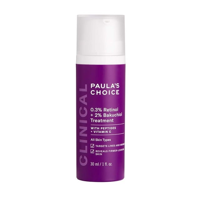 Sérum Paula's Choice CLINICAL con 0,3% de retinol y 2% de bakuchiol, 30 ml
