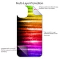 thumbnail image 4 of DistinctInk Custom SKIN / DECAL compatible with OtterBox Symmetry for iPhone 11 (6.1" Screen) - Rainbow Light Glowing Lines, 4 of 5