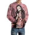 thumbnail image 7 of Kamado Nezuko Unisex Sweatshirts Loose Pullover Sweater Hooded Hoodie 3D Printing Jacket Winter Fall Clothes 4XL, 7 of 7