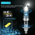 thumbnail image 3 of Garvee 2pcs H1 Led Headlight Bulbs Conversion Kit High Low Beam Super Bright 6500k 14000lm White Ip68 Waterproof, 3 of 8