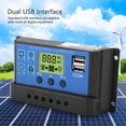 thumbnail image 4 of Regulador De Panel Solar USB Dual 10a Pwm 12 V 24 V Pantalla LCD Con Sobrecorriente, Cortocirco Para Baterías De Plomo Y Ácido, 4 of 7