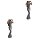 thumbnail image 4 of Vestido ajustado Qarigey larga Spaghetti Midi Asimétrico Apretado Hendidura, 4 of 6