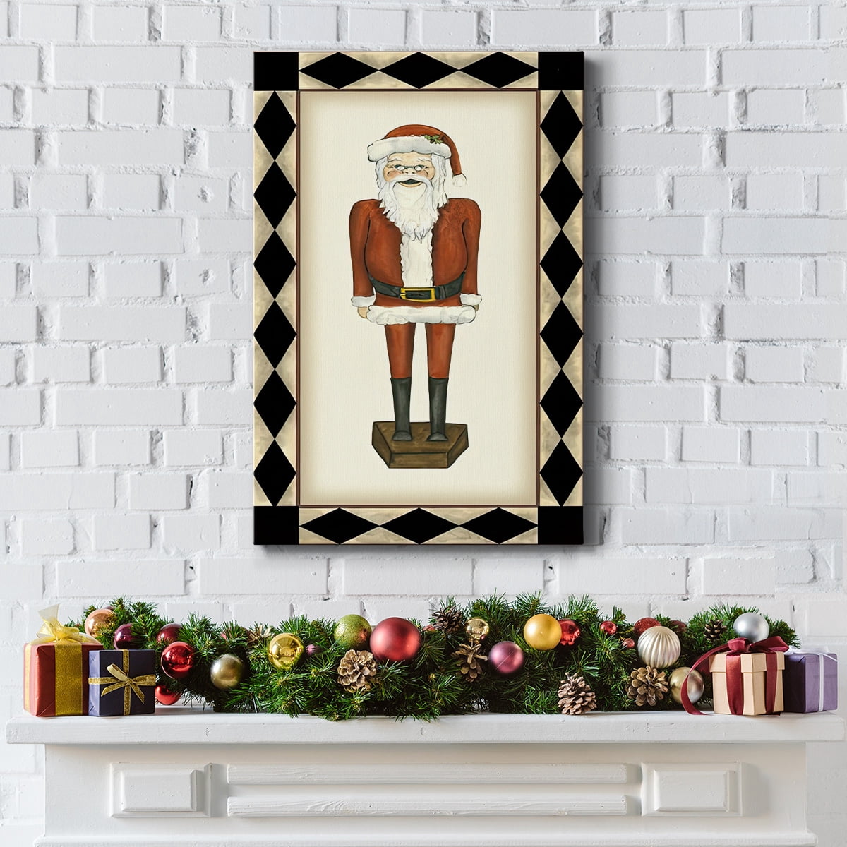 Jolly Santa- Gallery Wrapped Canvas
