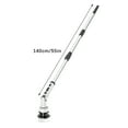 thumbnail image 3 of Iumwxz Foldable Rotating Handheld Wireless Cleaning Brush Long Handle Adjustable Extendable Multi-angle Multi-head Bathroom Kitchen Multi-mode Portable 1 Pack 红, 3 of 9