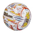 thumbnail image 3 of Vóleibol Wilson Graffiti Peace Tamanho Oficial Branco/Laranja, 3 of 6