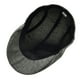 thumbnail image 2 of Boina de lino para hombre y mujer, gorra de lino con protección solar para vendedor de periódicos, gorra de taxista, gorra de estilo británico con visera (gris), 2 of 5