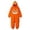 X11Orange, variant on Krdevn Kids Halloween Pumpkin Hooded One Piece Jumpsuit Unisex Skeleton Ribcage Print Cosplay Onesie with Side Pockets 5-6 Years,Orange