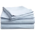thumbnail image 1 of 400 Fil Compter Égyptien Coton Simple XL Feuille Ensemble Solide Bleu Clair, 1 of 5