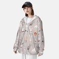 thumbnail image 3 of Saiise Various Rabbits Pattern Sun Protection Hoodie for Men and Women, Lightweight Quick-Dry Windproof with Hood and Zip-3X-Large, 3 of 7
