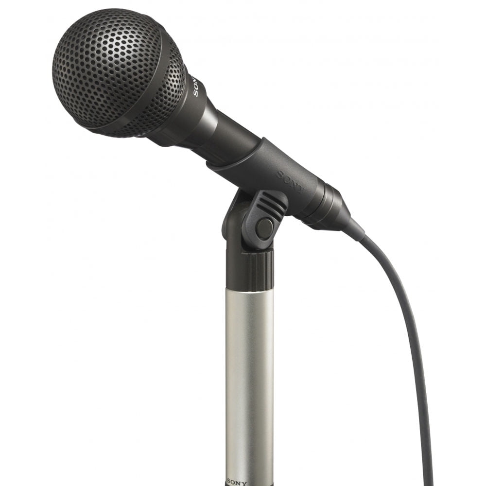 Sony F-115B Weather-Resistant Handheld Microphone – Designed for Outdoor Events, Live Performances, Broadcast & Public Speaking+ XLR to 1/4 TRS Cable + Bag + Cable Ties + More