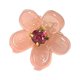 thumbnail image 2 of Minnieouse Pinza para el pelo Garra Flor Horquilla Holiday Bang Abrazadera Estilo Cristal rosa Accesorio para el cabello Roze Kristal Minnieouse AP011328-01, 2 of 6