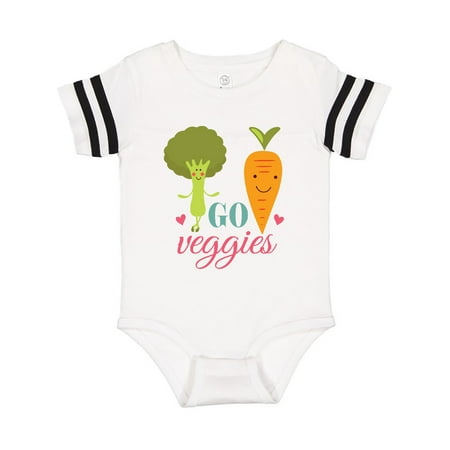 

Inktastic Vegan Go Veggies Vegetarian Gift Baby Boy or Baby Girl Bodysuit