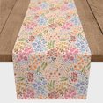 thumbnail image 3 of Creative Products Wild Flower Floral on Pink 16 x 72 Cotton Twill Table Runner, 3 of 3