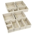 thumbnail image 1 of Juego de 12 Organizadores de Cajones, Separadores y Divisores de Cajón Plegables, para Ropa, Ropa Interior, Calcetines, Sostenes, Toallas y Corbatas, 1 of 4