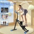 thumbnail image 5 of Step Machine for Home Fitness Stair Stepper for Home-Upgrade Vertical Climber Workout Machine for Full-Body Exercise Climber Fitness Equipment with Stable Frame Adjustable Handlebar-Blue,Fitness Step, 5 of 11
