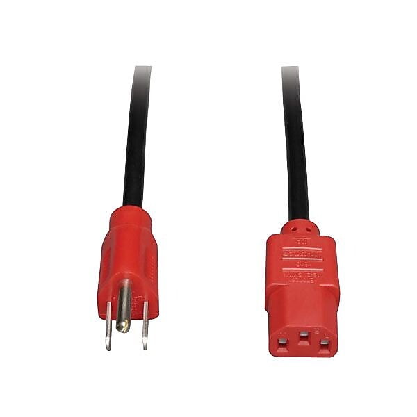 Tripp Lite 4' Black 515P/C13 Standard Power Cord Red P006004RD