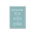 thumbnail image 2 of Beach Relax Novelty Decor, Metal Wall Sign - 10x14 Inches, 2 of 4