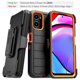 thumbnail image 1 of Funda para Moto G Power 5G con Soporte y Funda: Protectora, a Prueba de Golpes, Negra y Naranja, 1 of 9