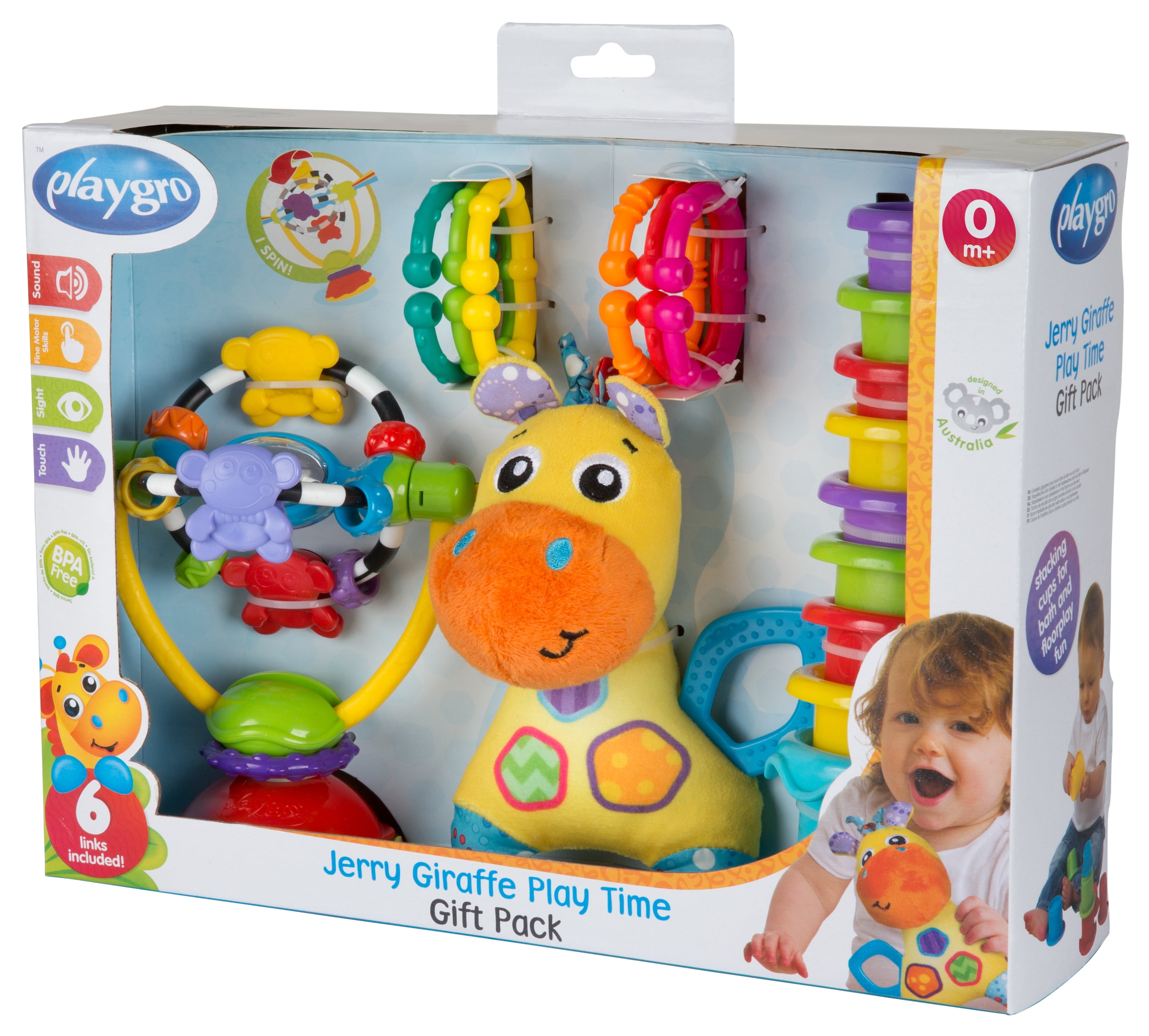 playgro jerry giraffe activity gym