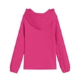 thumbnail image 6 of Ketyyh-chn99 Toddler Sweatshirt Girls Half Zip per Sweatshirts Cute Trendy Girls Cute Sweatshirts Fall Trendy Loose Fit Long Sleeve Crewneck Pullover Sweat Shirts Top Size for 13-14 Years,Hot Pink, 6 of 6