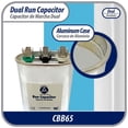 thumbnail image 6 of Appli Parts Dual Run Capacitor for ac 25+5 Mfd uF (microfarads) 370VAC CBB65 Oval Universal fit for hvac and other applications 2-3/4 in Wide 1-3/4 in Depth 4-1/8 Height CON-25/5-370, 6 of 7