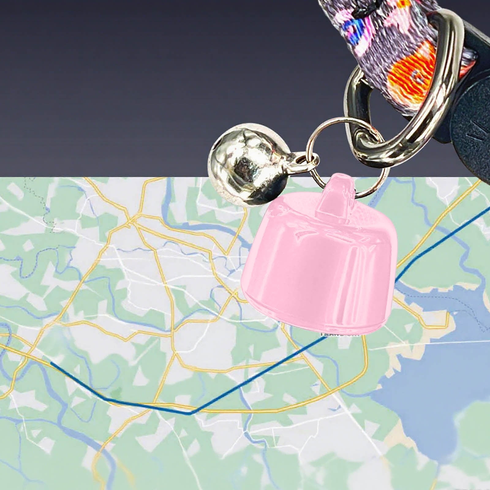 Mini Smart Collar Locator Real Tracking Device for with Lost Technology and Positioning System for Outdoor Adventures