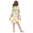 thumbnail image 7 of FORMRS Kids Bathrobe Unisex Hooded Robe Toddler Pajamas Sleepwear, Size 2-3T, Grapefruit Slices, 7 of 7