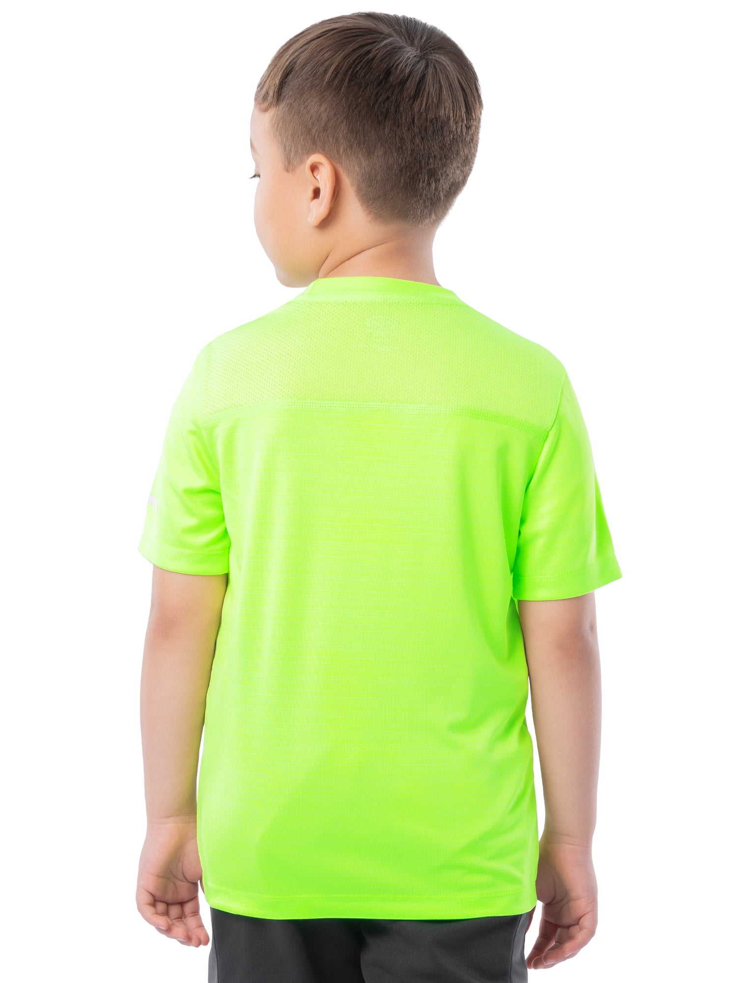 Athletic Works Boy's Short Sleeve Core Active T-Shirt 2-Pack, Sizes 4-18 & Husky