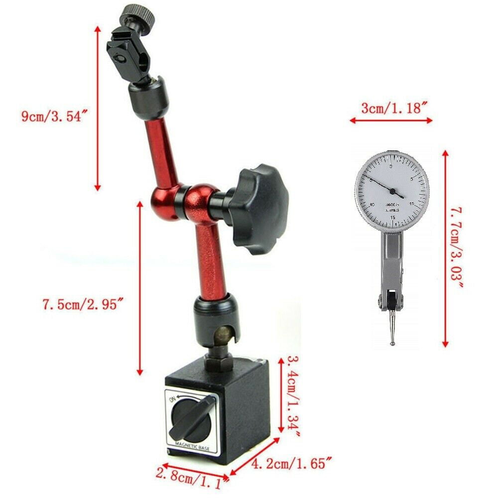 Details about   Universal Magnetic Metal Base Holder Stand For Digital Dial Test Indicator NEW