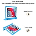 thumbnail image 5 of Allytechgroup Kids Case for iPad Pro 12.9 inch 2022/2021/2020/2018 (6th/5th/4th/3rd Generation) 12.9 Inch Tablet EVA Case with Rotating Kickstand Swivel Handle Shockproof Rugged Stand Cover, Blue, 5 of 7