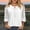 White women 3/4 sleeve blouse a1, variant on Yrmaups Loose Fit 3/4 Sleeve Blouse for Women, Casual Lace Tie Front Top, Soft Stretch Tee for Party Office Travel Everyday Wear, Black XL