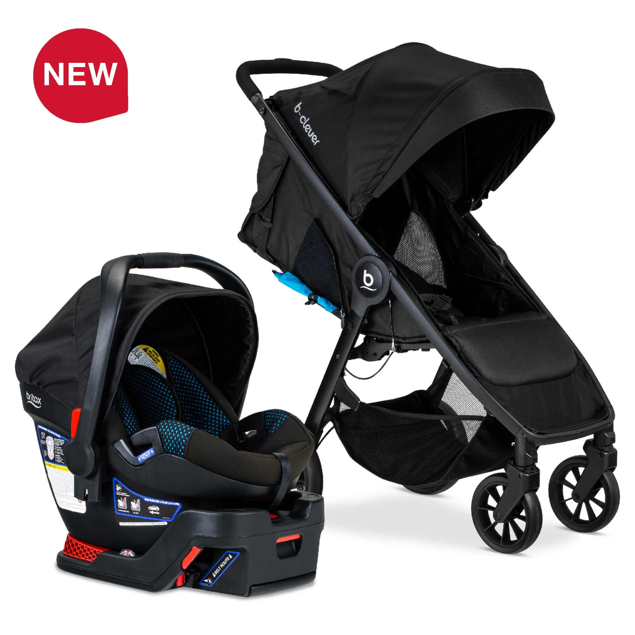 Britax BClever & BSafe 35 Travel System, Cool Flow Teal