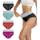 thumbnail image 1 of Ropa interior de algodón Wirarpa para mujer, cintura alta, paquete de 4 unidades, talla XL, 1 of 6