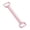 Pink, variant on Silicone Pull Strap Fitness Stretch Band With 4 Adjustable Tension Levels Ideal For Female Back And Shoulder Workout