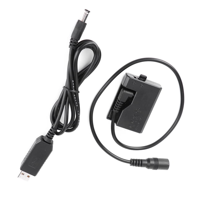 Batería simulada USB de protección múltiple negra a ACK-E10 batería simulada duradera para cámara al aire libre ANGGREK Otros