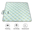 thumbnail image 3 of UNICOO® Extra Large Outdoor Picnic Blankets, Sandproof & Waterproof Foldable Blankets for Beach, Park, Camping on Grass Picnic Blankets (Blue Lily), 3 of 7