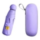 thumbnail image 2 of Paraguas de lluvia, paraguas compacto para lluvia, paraguas de viaje resistente al agua para Violeta con Estuche, 2 of 9